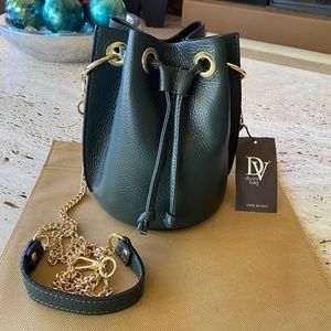 Italian Genuine Green Leather Bag